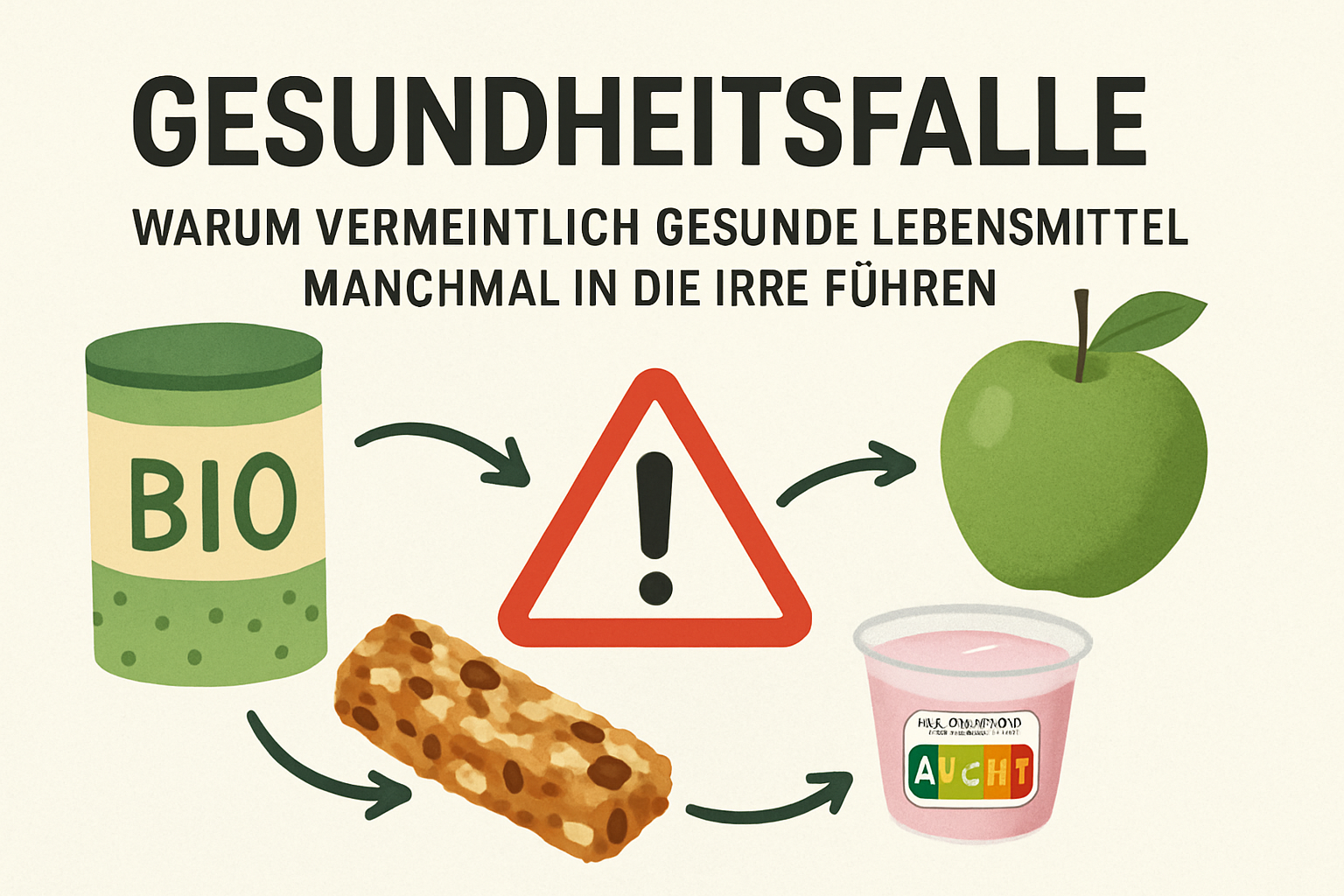 Sind das wirklich gesunde Lebensmittel oder nur gesund aussehende?!